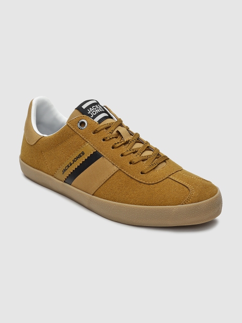 

Jack & Jones Men Brown Solid Sneakers