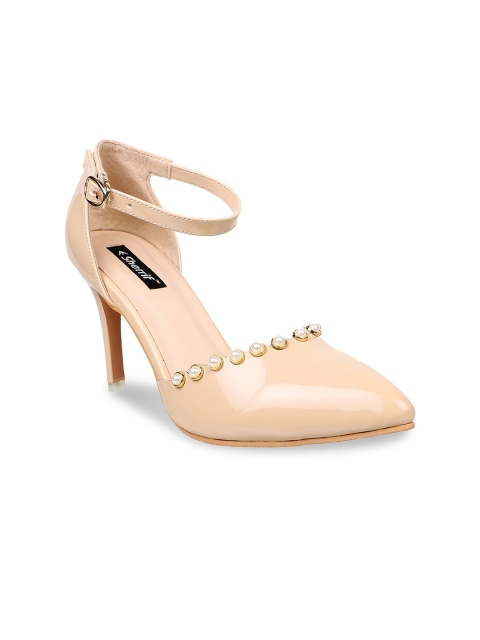 

Sherrif Shoes Women Beige Solid Pumps