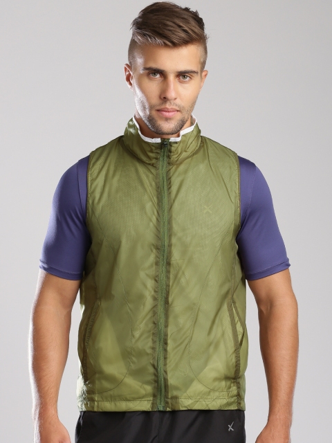 

HRX by Hrithik Roshan Olive Green Lightweight Windcheater