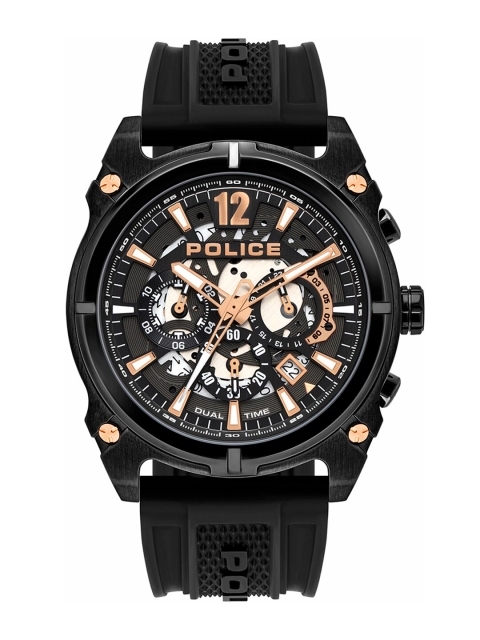 

Police Men Black Analogue Watch PL16020JSB61PW