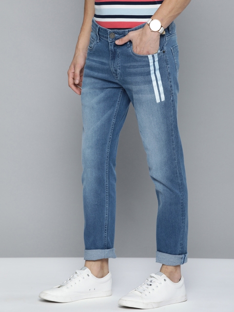 

Mast & Harbour Men Blue Skinny Fit Mid-Rise Clean Look Stretchable Jeans