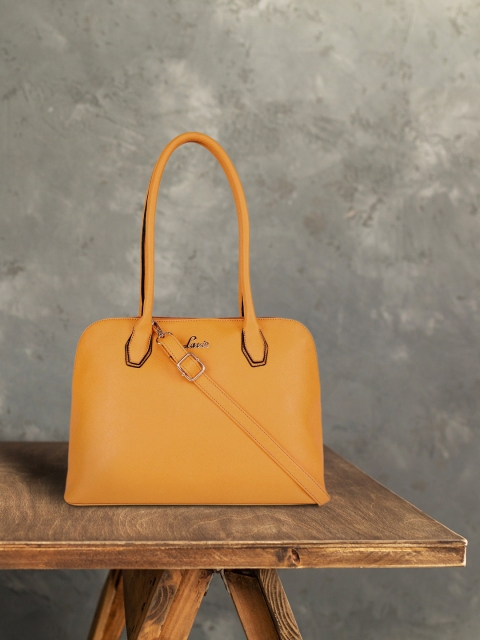 

Lavie Mustard Yellow Solid Handheld Bag