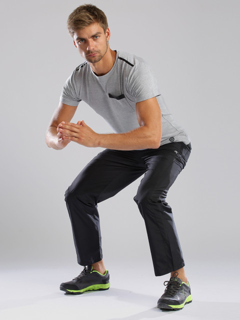 

HRX by Hrithik Roshan Grey Melange Training T-shirt