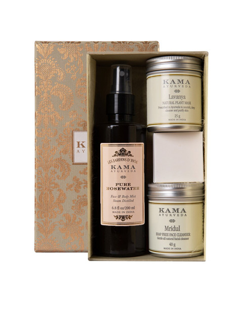 

KAMA AYURVEDA Unisex Ayurvedic Facial Kit, Beige