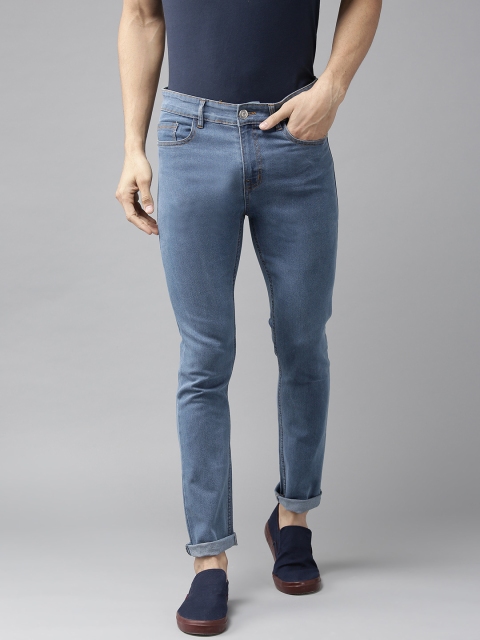 

Hubberholme Men Blue Slim Fit Mid-Rise Clean Look Jeans