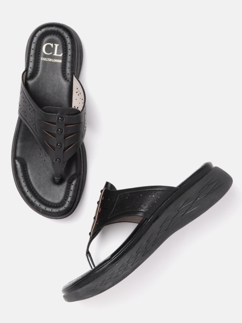 

Carlton London Women Black Laser Cut Comfort Heels