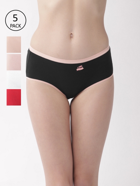 

Marks & Spencer Women Pack of 5 Hipster Briefs T611246X, Peach
