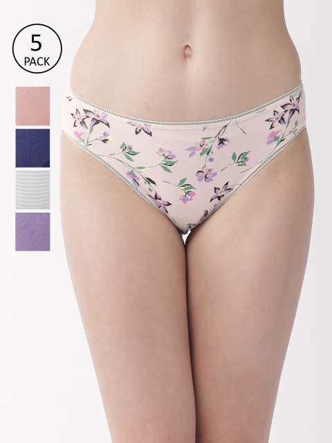 

Marks & Spencer Women Pack of 5 Basic Briefs T611279X, Pink