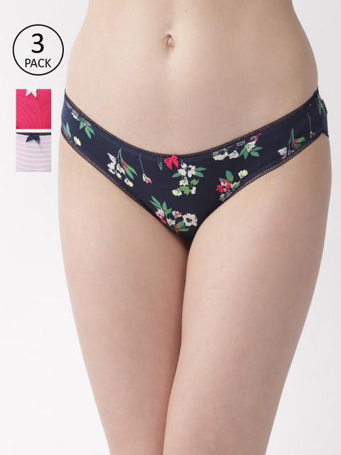 

Marks & Spencer Women Pack of 3 Basic Briefs T614137K, Pink