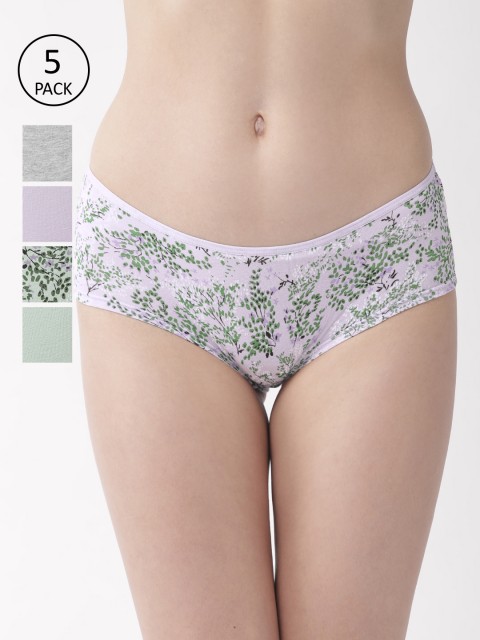 

Marks & Spencer Women Pack of 5 Boy Shorts T611241X, Green