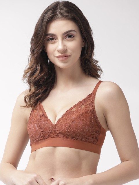 

Marks & Spencer Brown Lace Non-Wired Non Padded Everyday Bra T337009
