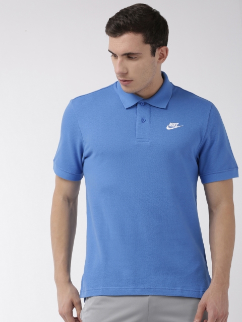 

Nike Men Blue Solid POLO MATCHUP Polo Collar T-shirt