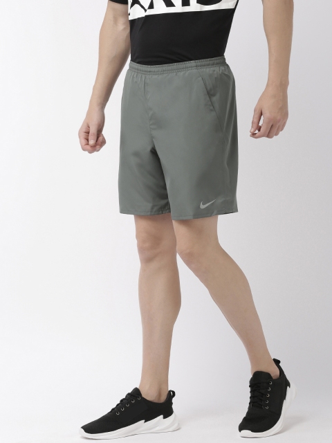 

Nike Men Grey Solid Standard Fit AS M NK 7IN BF Dri-Fit Running Shorts