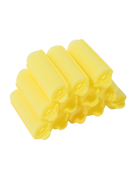 

Rozia Women 12 Piece Assorted Foam Sponge Hair Rollers, Yellow