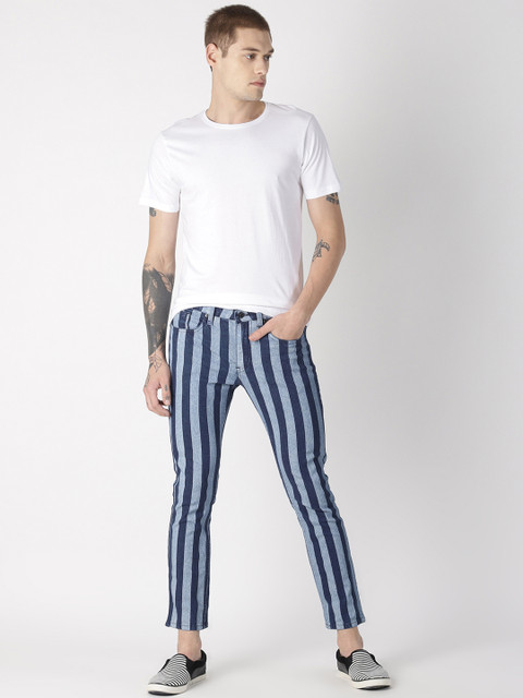 

Blue Saint Men Blue Slim Fit Mid-Rise Clean Look Jeans