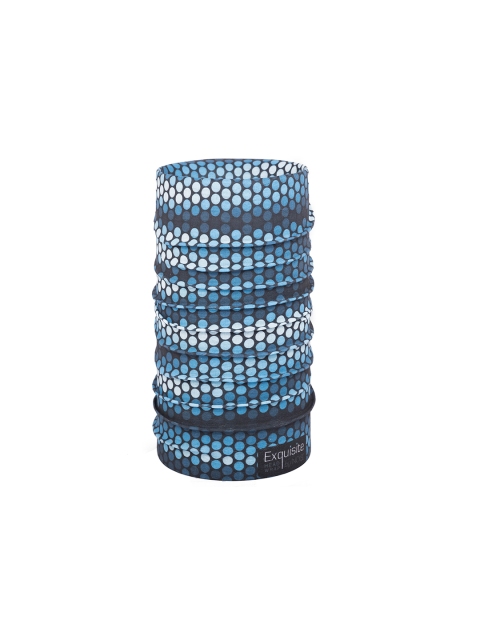 

Noise Unisex Blue & Black Printed Bandana