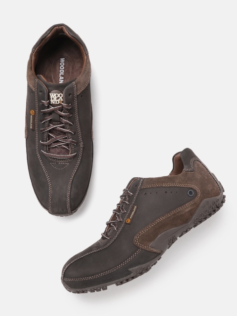 

Woodland Men Coffee Brown Nubuck Driving Shoes