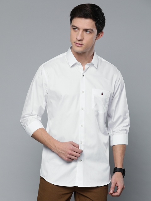 

Louis Philippe Sport Men White Slim Fit Solid Casual Shirt