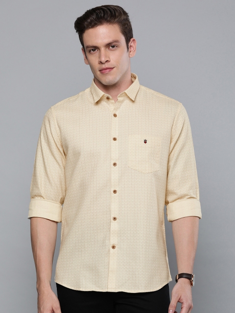 

Louis Philippe Sport Men Beige Slim Fit Printed Casual Shirt