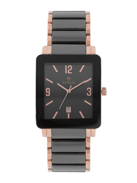 

Titan Ceramics Men Black Analogue watch NL90013WD01