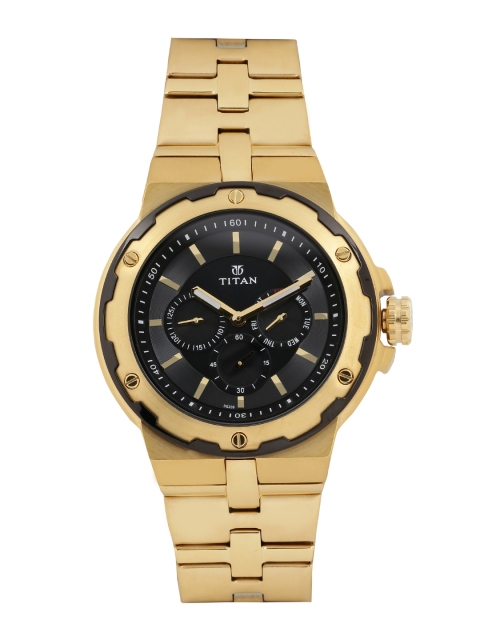 

Titan Men Black Dial Watch 1654KM02