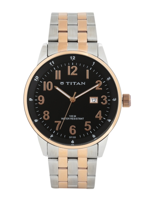 

Titan Men Black Dial Watch 9441KM01J