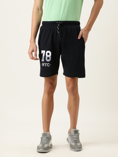 

Urban Dog Men Black Printed Regular Shorts