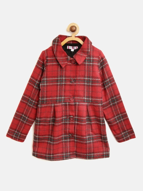 

Nauti Nati Girls Red & Black Checked Tailored Jacket