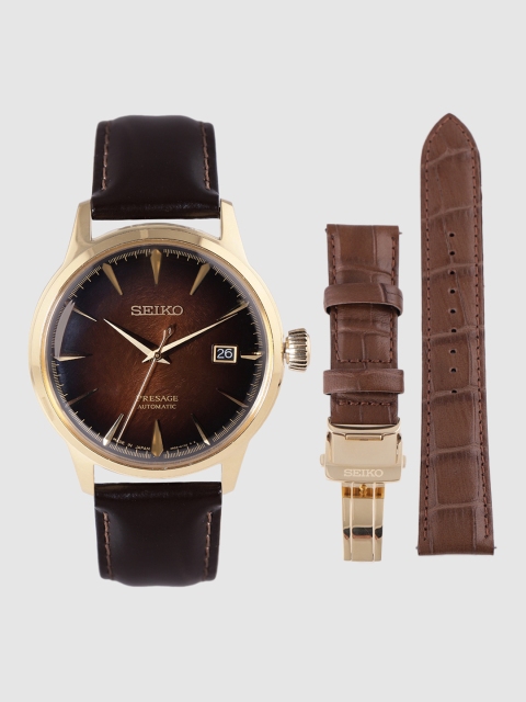 

SEIKO 5 Automatic Men Brown Analogue watch SRPD36J1