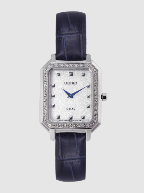 

SEIKO Solar Women Silver Analogue watch SUP429P1
