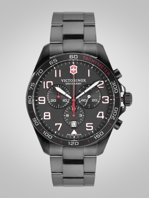 

Victorinox Men Black Chronograph Swiss Made Watch 241890