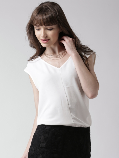 

FOREVER 21 Off-White Top