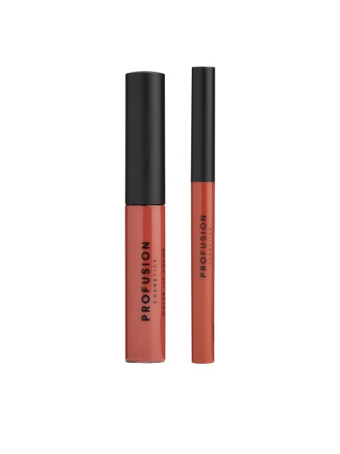 

PROFUSION COSMETICS Lips to Go Matte Liquid Lipstick with Liner- Charm, Red