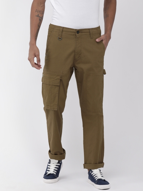 

Denizen From Levis Men Brown Regular Fit Solid Cargos