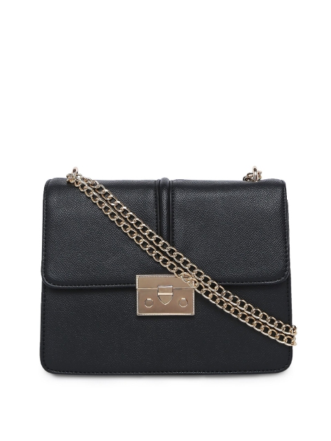 

Lavie Black Solid Sling Bag