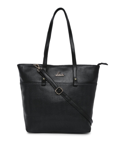 

Lavie Black Textured Shoulder Bag