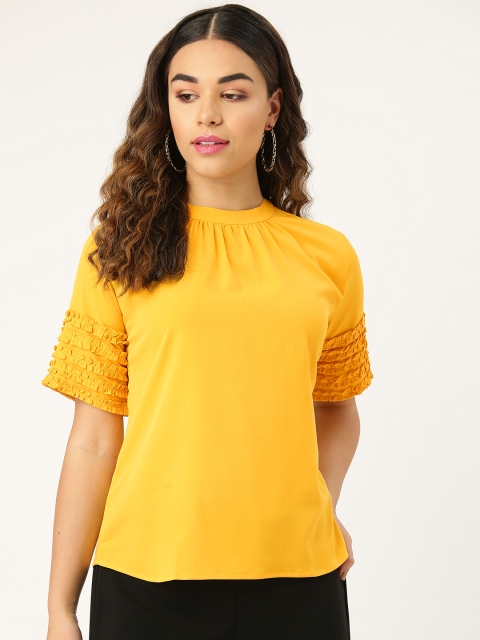 

Style Quotient Women Yellow Solid Top