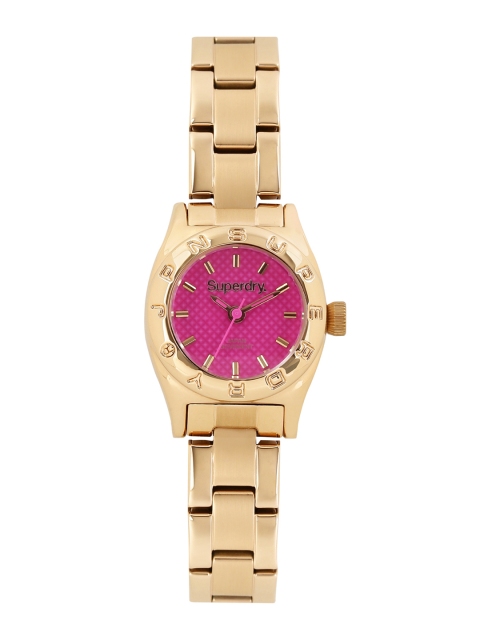 

Superdry Women Pink Dial Watch SYL158PGM
