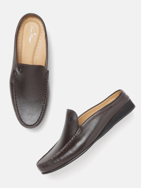 

Louis Philippe Men Coffee Brown Leather Loafers