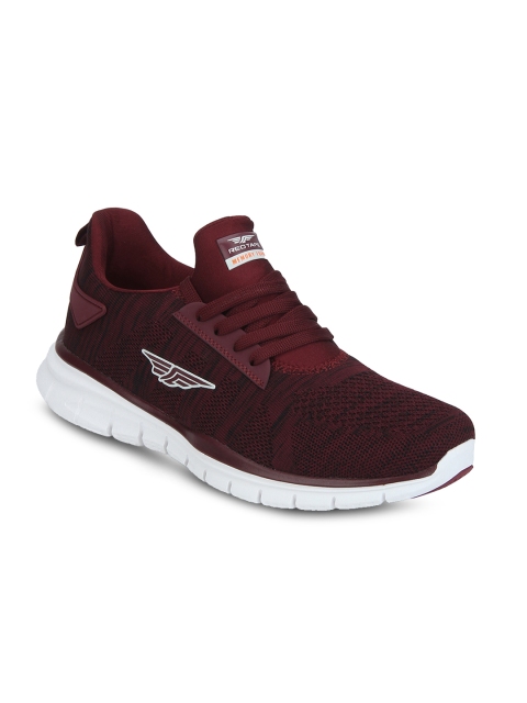 

Red Tape Men Maroon Textile Walking Shoes