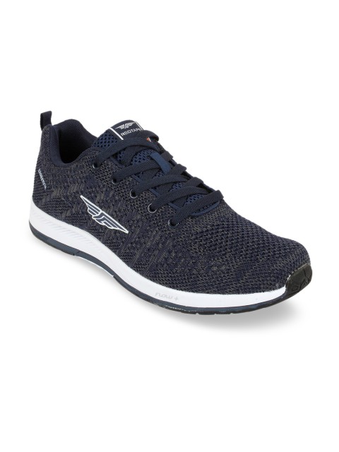

Red Tape Men Navy Blue Textile Walking Shoes