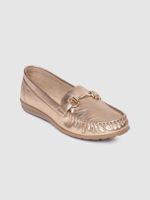 

Catwalk Women Rose Gold-Toned Loafers