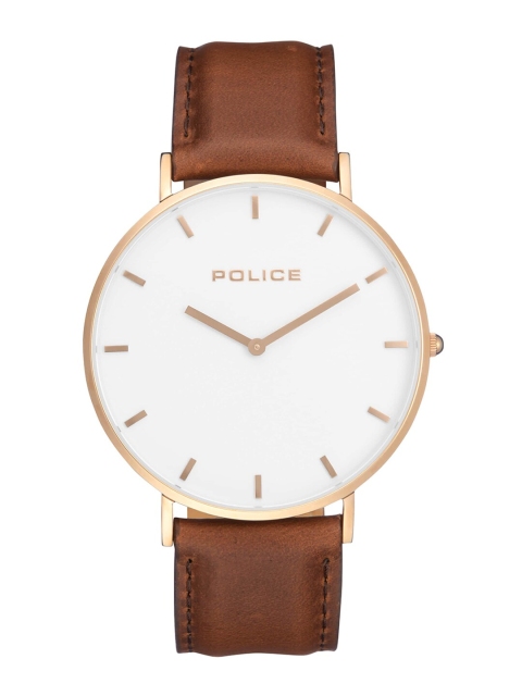 

Police Men White Analogue Watch NBPL15367JSR01