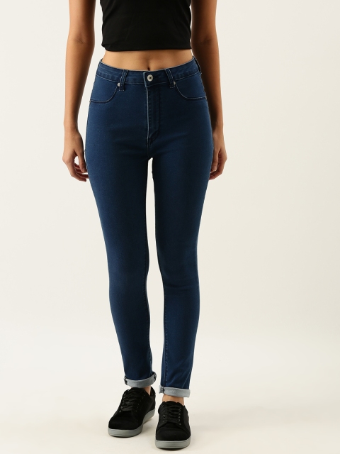 

ether Women Blue Washed Denim Jeggings