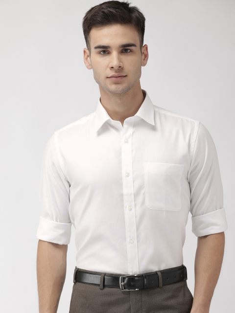 

Raymond Men White Slim Fit Solid Formal Shirt
