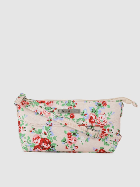 

Caprese Pink CLOVE Printed Sling Bag