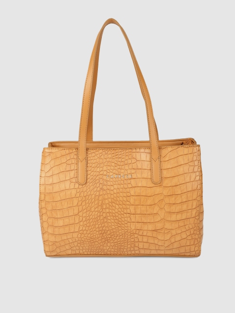 

Caprese Yellow Textured Shoulder Bag