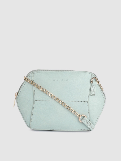 

Caprese Turquoise Blue Solid Ashley Sling Bag