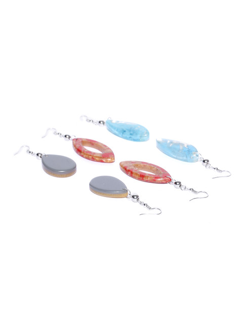 

Carlton London Set of 3 Drop Earrings, Brown