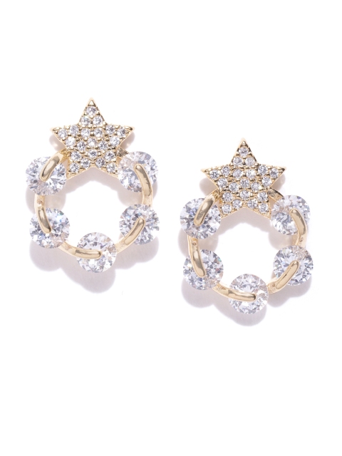 

Carlton London Gold-Plated CZ Star Shaped Studs